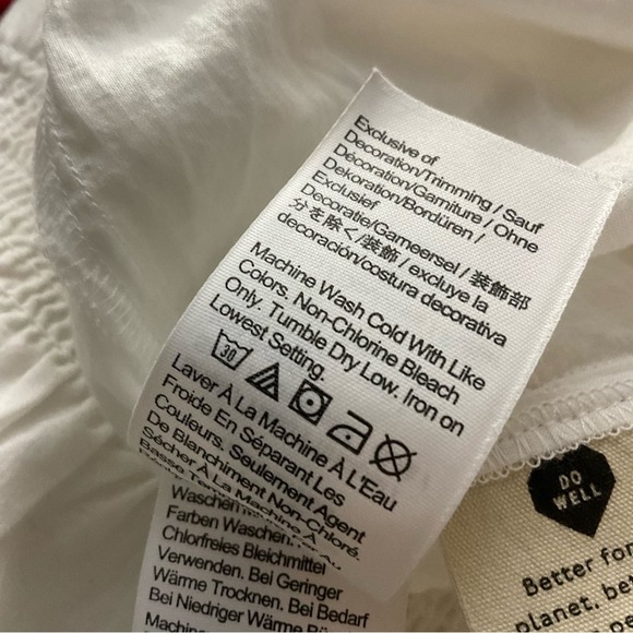 Madewell Embroidered White Lace Mini Skirt Size XL NEW - Picture 10 of 10